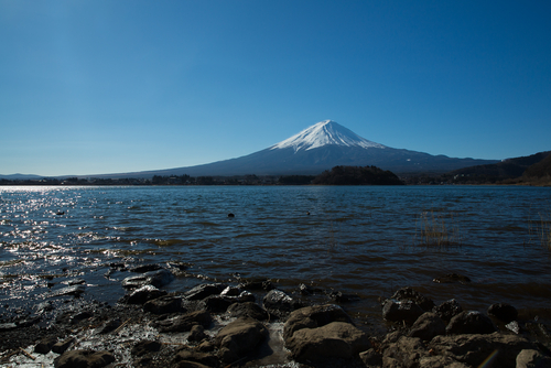 狭山湖_富士山
