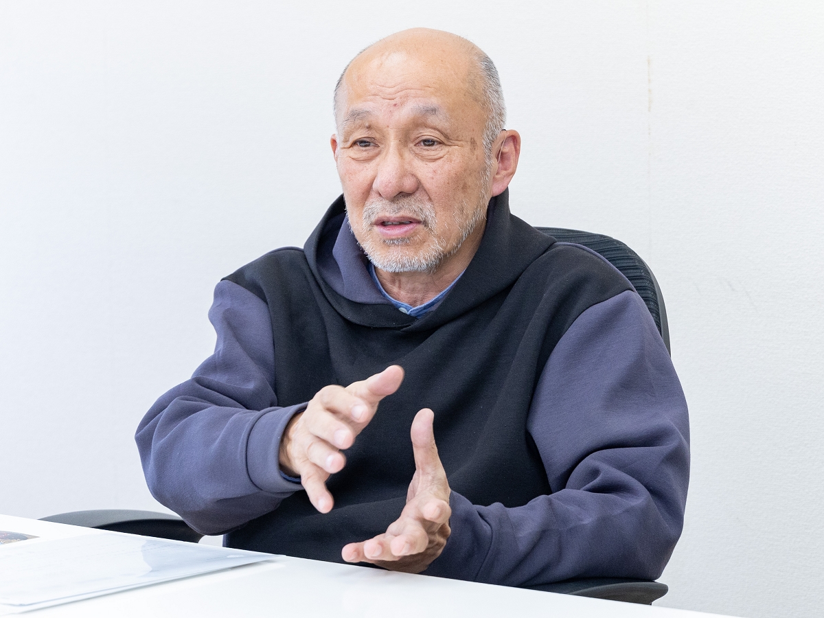 ▲ゴードンミラー社で顧問を務める田沼良之氏。