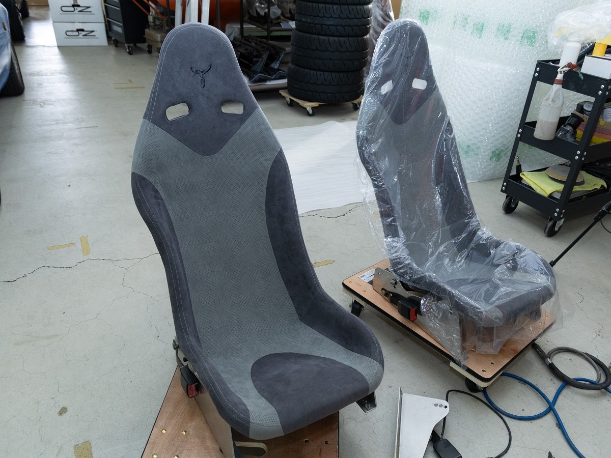 ▲新しいシート表皮はアルカンターラ