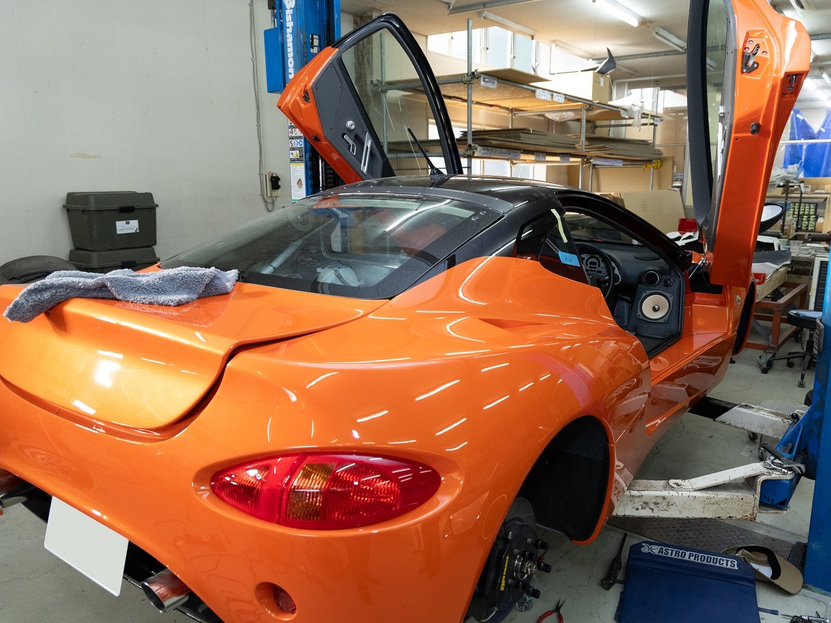 ▲オールペンが施され、丁寧に磨きあげられたボディは艶やかな輝きを魅せる