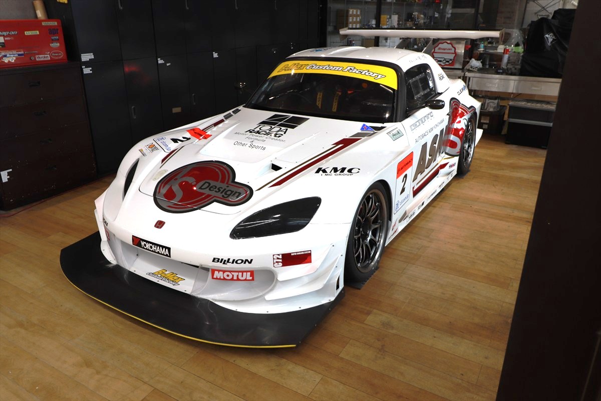 ▲筑波サーキットで、NAチューニング車両の最速のS2000。