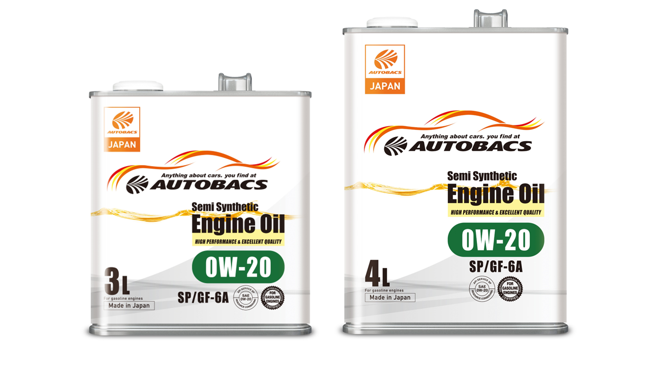 ■AUTOBACS Engine Oil 0W-20 ベースオイル：部分合成油 規格:SP/GF-6