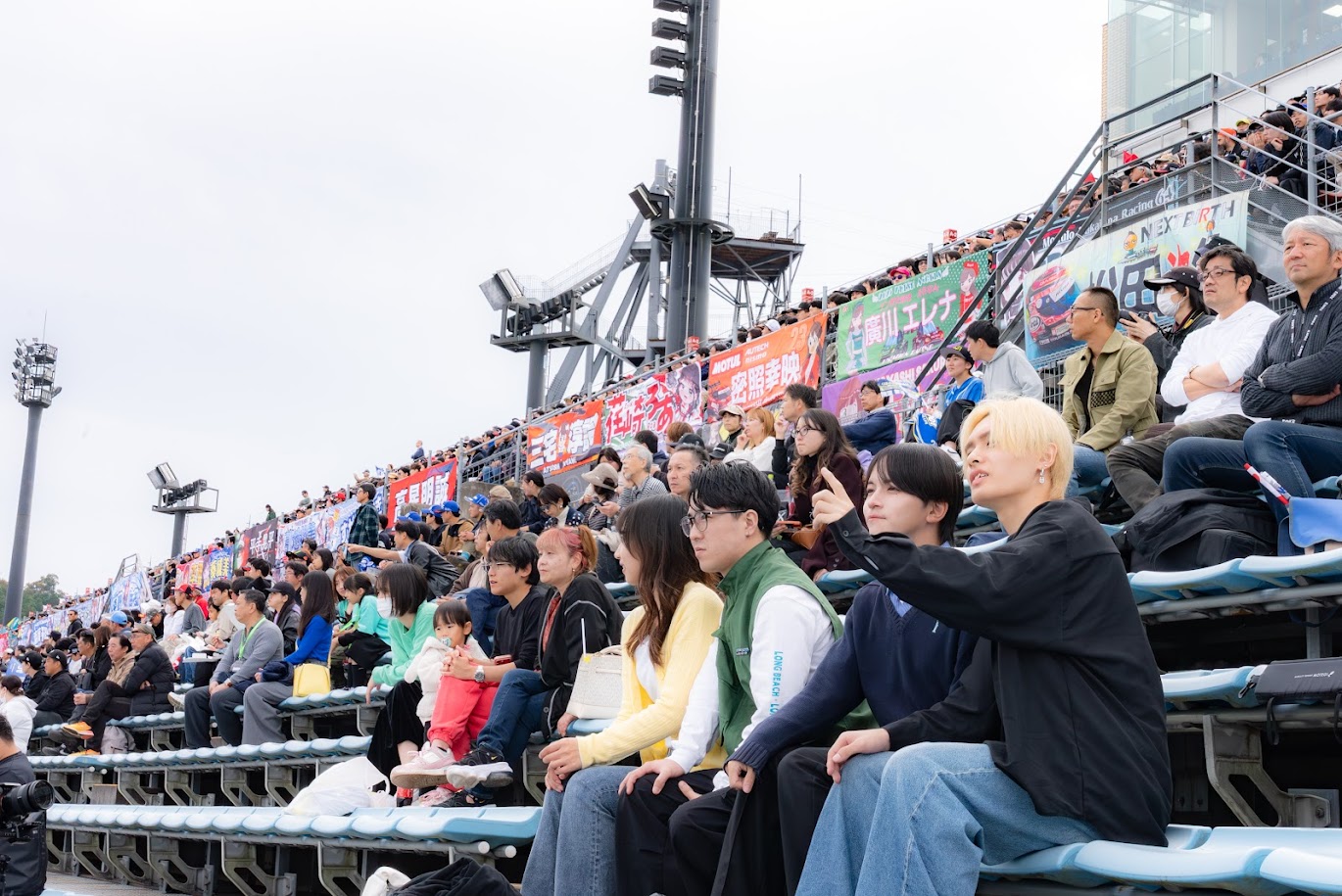 ▲自由観戦席のメリットは好きなときに好きなタイミングで移動できる点。