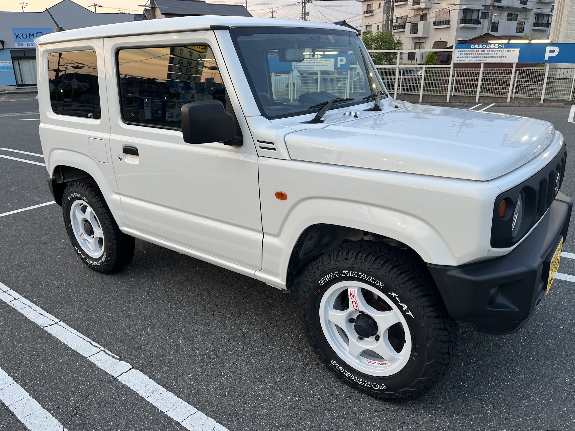 ▲現在、西村さんが所有しているジムニー（JB64型）