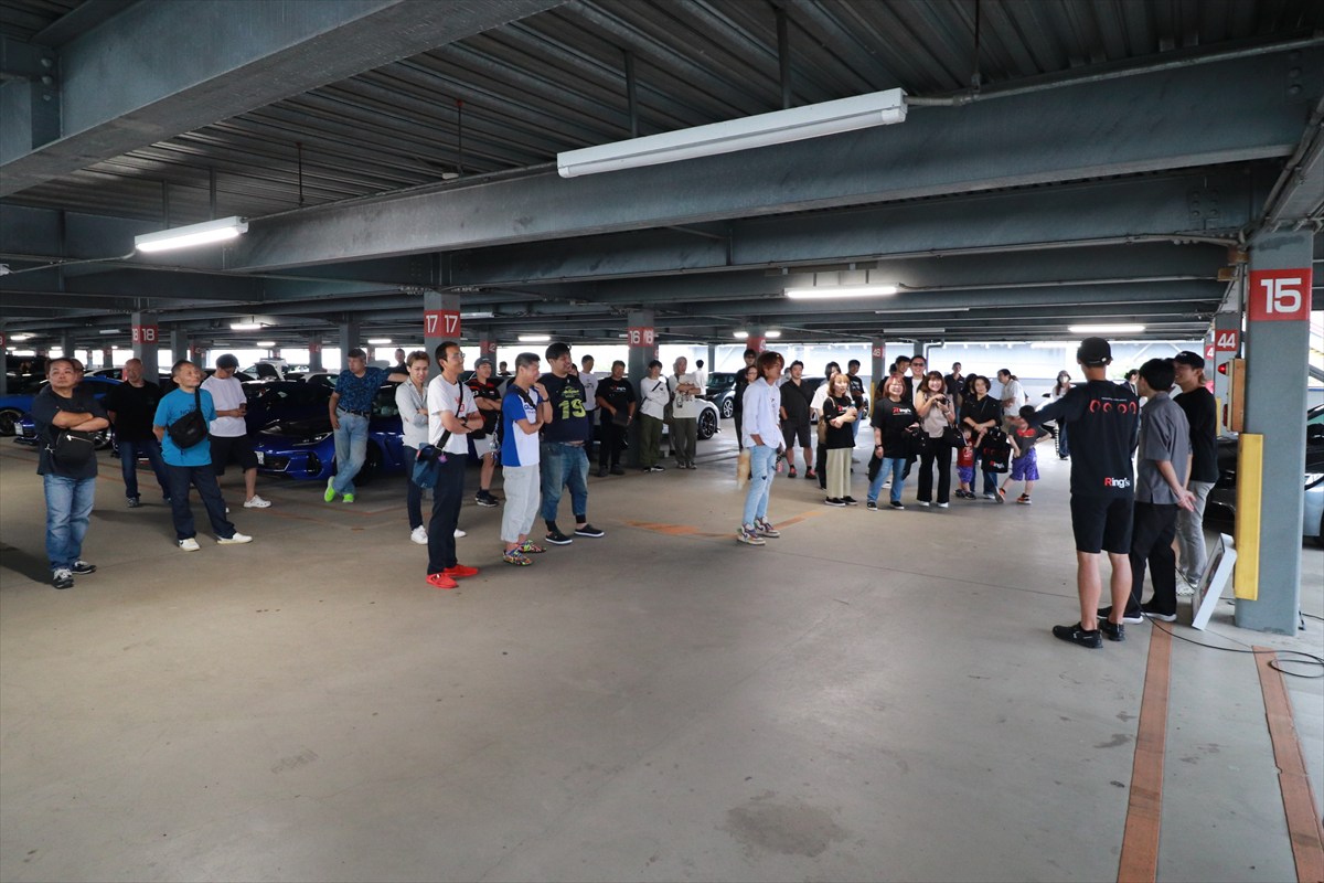 ▲AUTOBACS CAR MEETINGは完全貸し切りなので、安全に、のびのびとしたオフ会を開催で