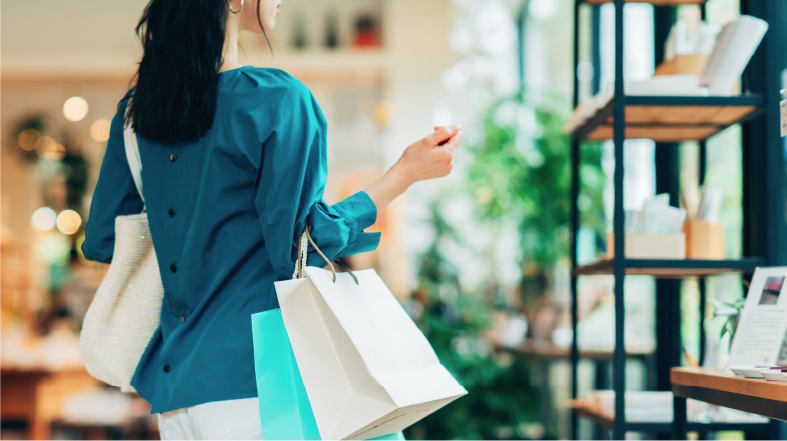 お買い物もラクラク