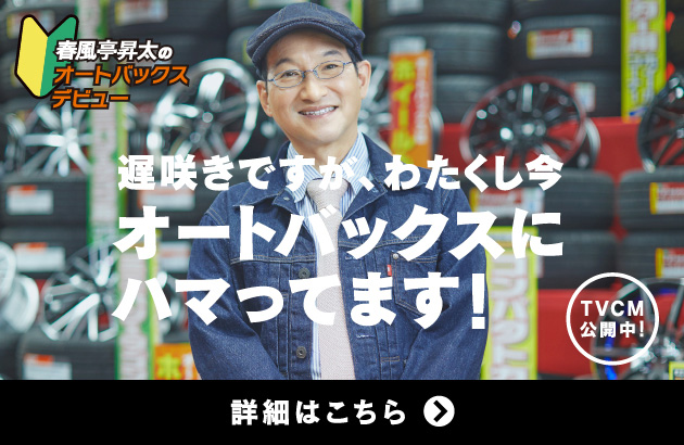 遅咲きですが、わたくし今オートバックスにハマっています