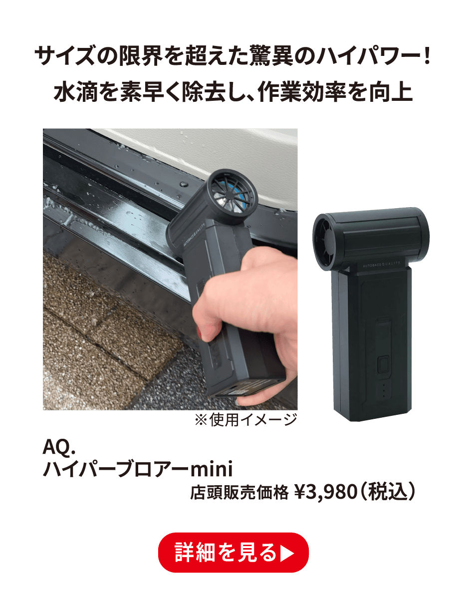 AQ. ハイパーブロアーmini ¥3,980（税込） 詳細を見る