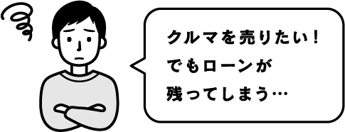 車買取・車査定 クルマを売りたい！でもローンが残ってしまう…