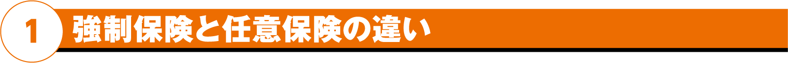 強制保険と任意保険の違い