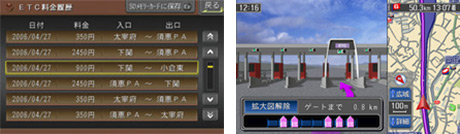 カーナビとの連動でETCの利用がより便利で快適に