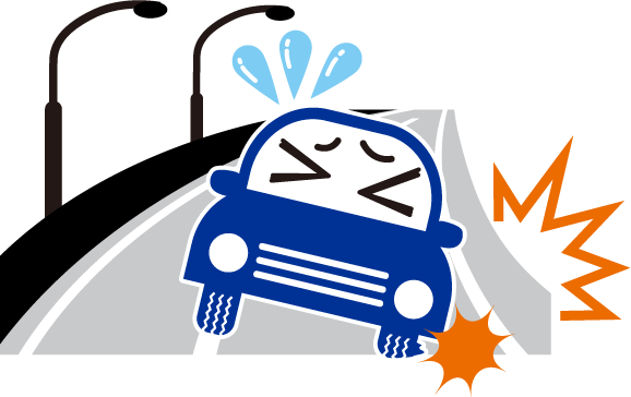 タイヤバーストイメージ