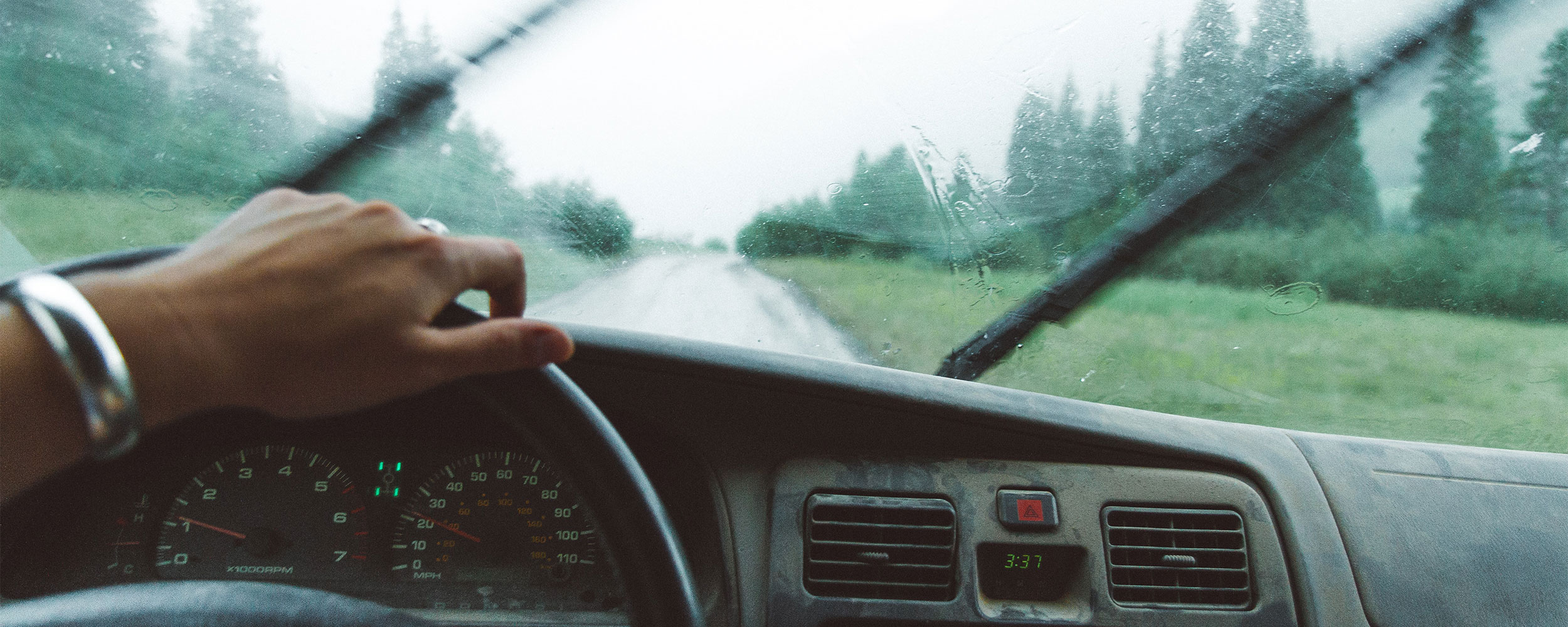 雨の日の運転